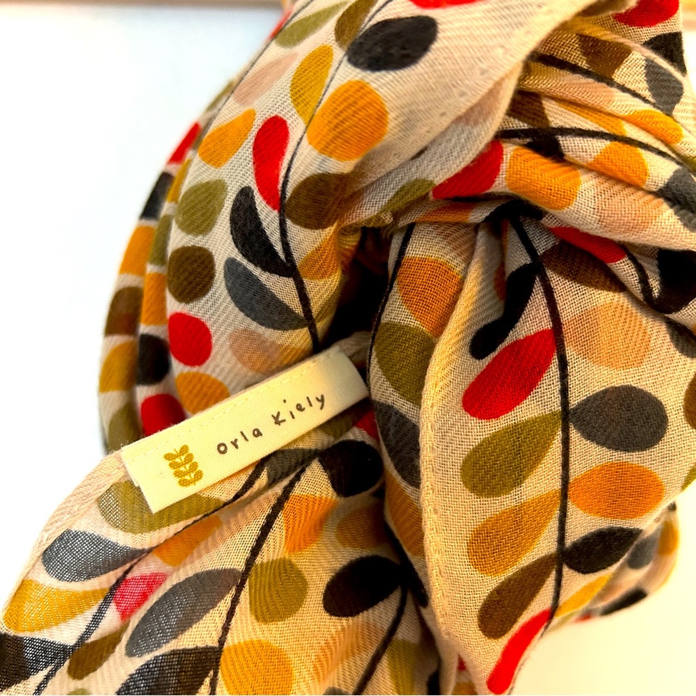 Orla Kiely wrap scarf 27”x 70”
